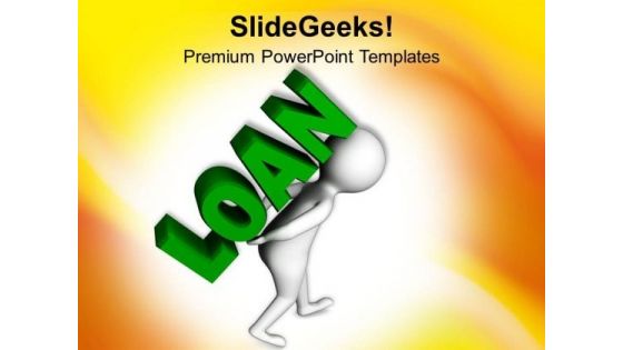 Paying Loan With Emi Is Best Option PowerPoint Templates Ppt Backgrounds For Slides 0713
