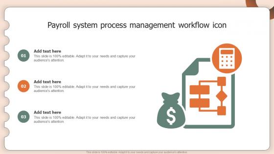 Payroll System Process Management Workflow Icon Information Pdf