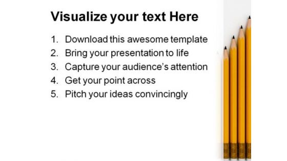 Pencils01 Education PowerPoint Templates And PowerPoint Backgrounds 0711