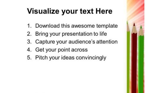Pencils Future PowerPoint Templates And PowerPoint Themes 0512