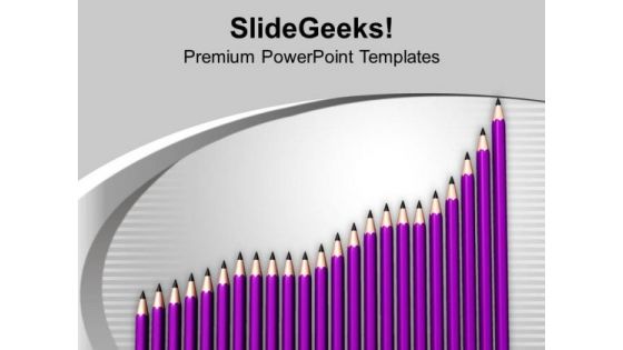 Pencils Growth Graph Business PowerPoint Templates Ppt Backgrounds For Slides 0313 Pencils Growth Graph Business PowerPoint Templates Ppt Backgrounds For Slides 0313