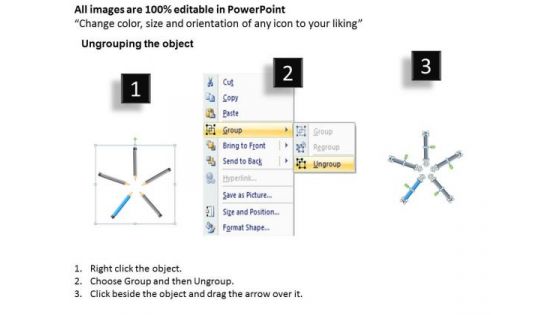 Pencils In Circular Flow Process Sample Small Business Plan PowerPoint Slides