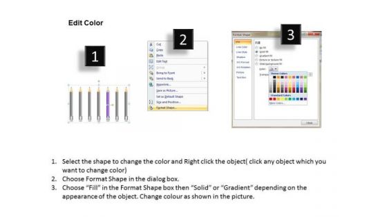 Pencils Vertical Layout Business Planning Ppt Format PowerPoint Slides