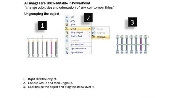Pencils Vertical Layout Business Planning Ppt Outlines Free PowerPoint Templates
