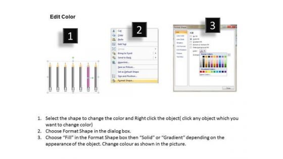 Pencils Vertical Layout Business Planning Ppt Outlines Free PowerPoint Templates