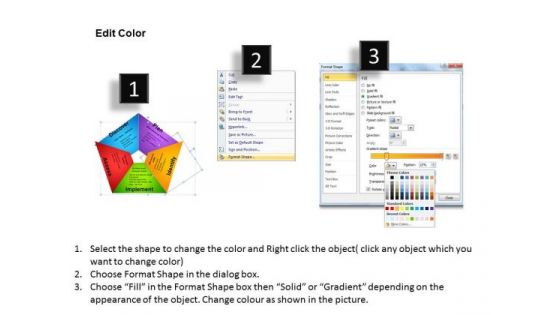 Pentagon Charts Process Diagrams PowerPoint Templates Ppt Slides