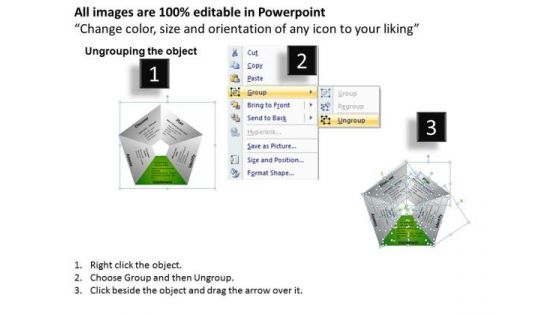 Pentagon Shape Business Process Diagram PowerPoint Slides Ppt Templates