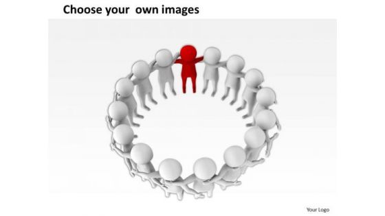 People Business 3d Colorful Team Together PowerPoint Slides