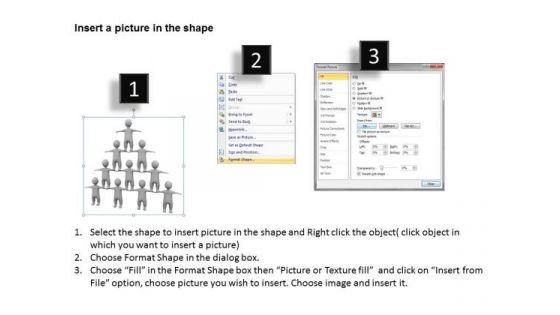 People Business 3d Men Pyramid PowerPoint Slides