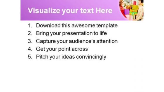 People Enjoying Shopping Lifestyle PowerPoint Themes And PowerPoint Slides 0311