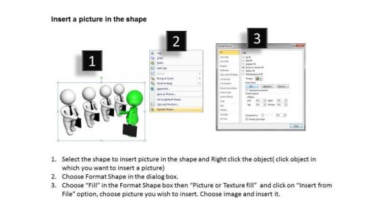 People In Business 3d Men Leader PowerPoint Theme Meeting Templates