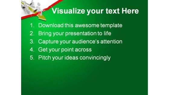 People Race Across Business PowerPoint Themes And PowerPoint Slides 0611