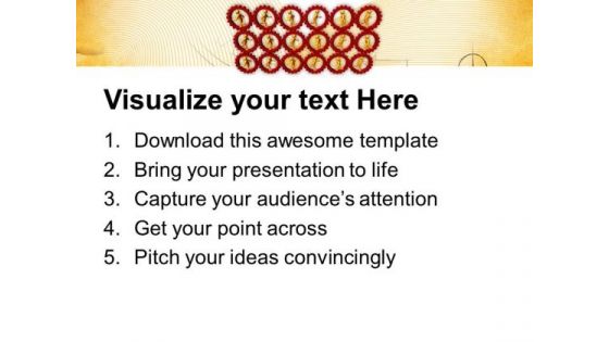 People Running In Group Teamwork PowerPoint Templates And PowerPoint Themes 1012