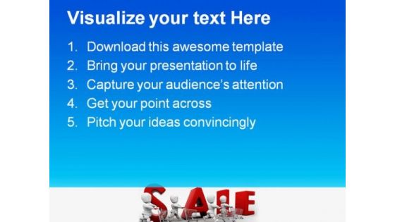People Shopping Sales PowerPoint Templates And PowerPoint Backgrounds 0711