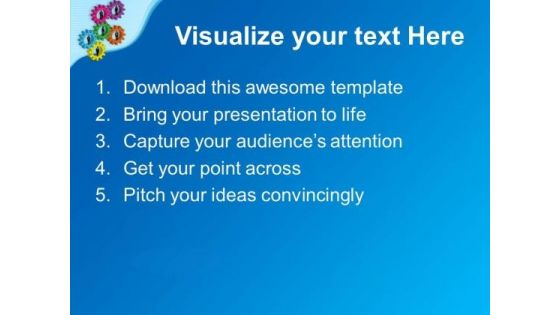 People Standing On Gears Industrial PowerPoint Templates And PowerPoint Themes 0412