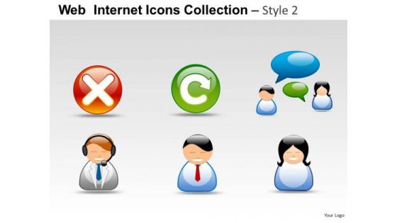People Web Internet Icons PowerPoint Slides And Ppt Graphics Clipart