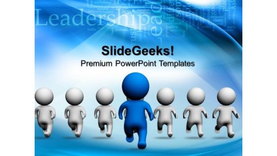People Winning Race Leadership PowerPoint Templates And PowerPoint Themes 0712 People Winning Race Leadership PowerPoint Templates And PowerPoint Themes 0712