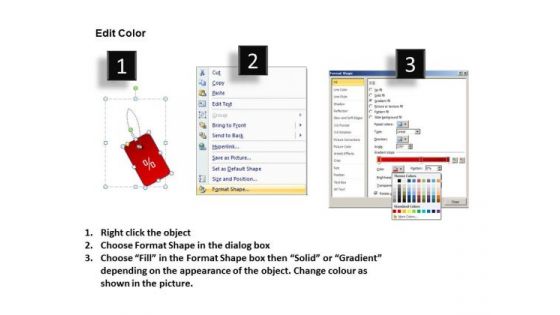 Percent Discounts Tags PowerPoint Slides Ppt Clipart