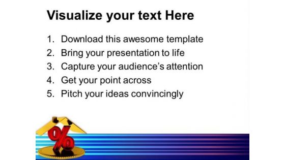 Percentage Concept Money PowerPoint Templates And PowerPoint Themes 0912
