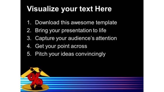 Percentage Concept Money PowerPoint Templates And PowerPoint Themes 0912