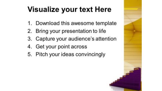 Percentage Graph Progress Business PowerPoint Templates And PowerPoint Themes 1012