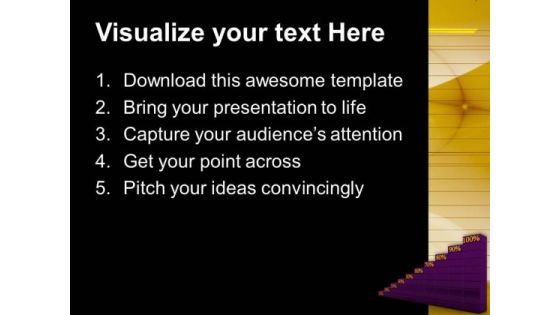 Percentage Graph Progress Business PowerPoint Templates And PowerPoint Themes 1012