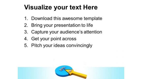Percentage Pie Graph Marketing PowerPoint Templates And PowerPoint Themes 0412