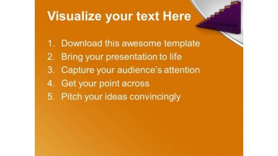 Percentage Progress Graph Business PowerPoint Templates Ppt Background For Slides 1112