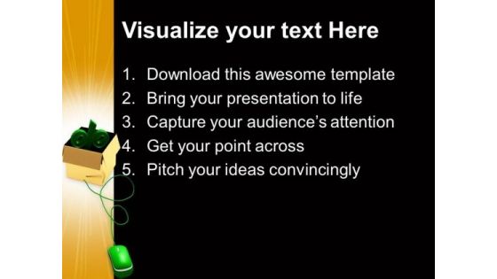 Percentage Sign With Internet PowerPoint Templates And PowerPoint Themes 0812