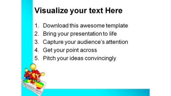 Percentage Success PowerPoint Themes And PowerPoint Slides 0611