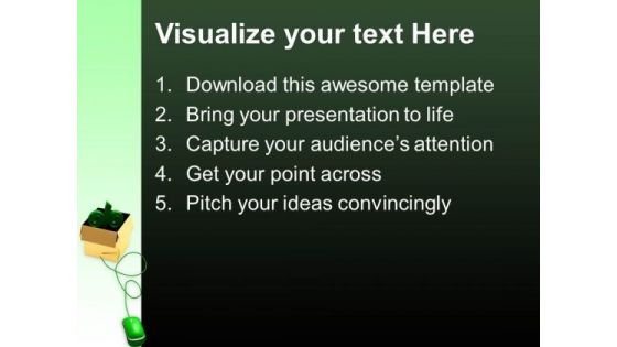 Percentage With Mouse Internet PowerPoint Templates And PowerPoint Themes 1112