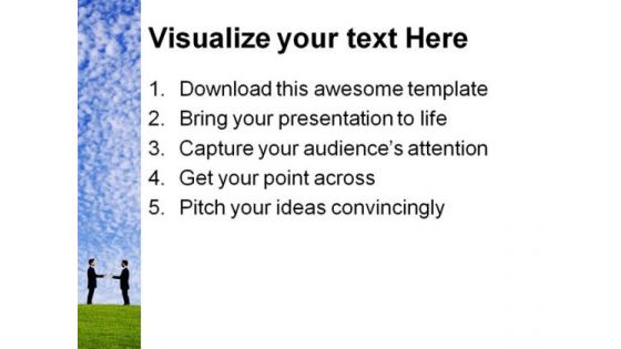 Perfect Deal Business PowerPoint Template 1010