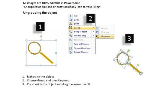 Perfect Person For Job Magnifying Glass PowerPoint Templates Leader Ppt Slides