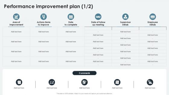 Performance Improvement Plan PPT Presentation SS Performance Improvement Plan PPT Presentation SS