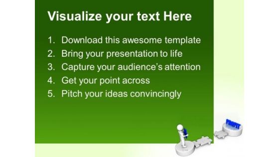 Person Holding Solution Puzzle Business PowerPoint Templates And PowerPoint Themes 1012