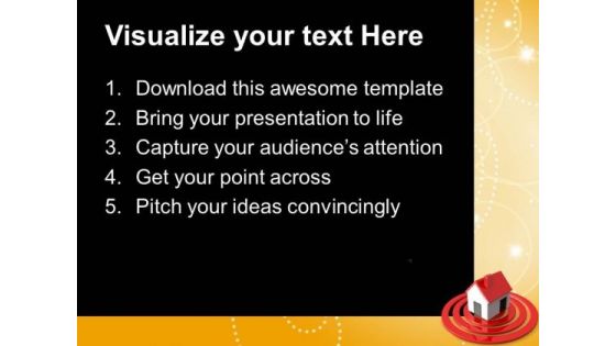 Person Home Target Business PowerPoint Templates And PowerPoint Themes 0712