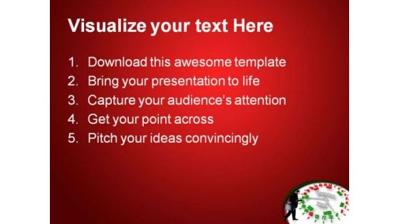 Person Looking Work Week Clock Business PowerPoint Themes And PowerPoint Slides 0311