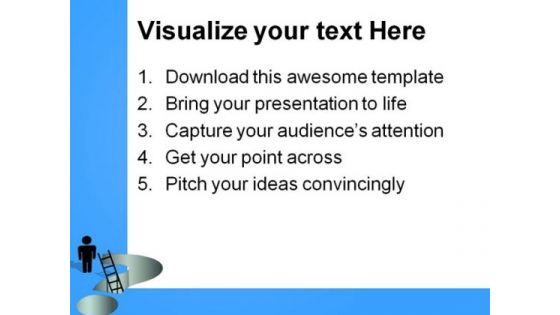 Person Needs Help Metaphor PowerPoint Templates And PowerPoint Backgrounds 0811