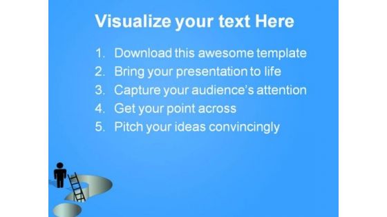 Person Needs Help Metaphor PowerPoint Templates And PowerPoint Backgrounds 0811