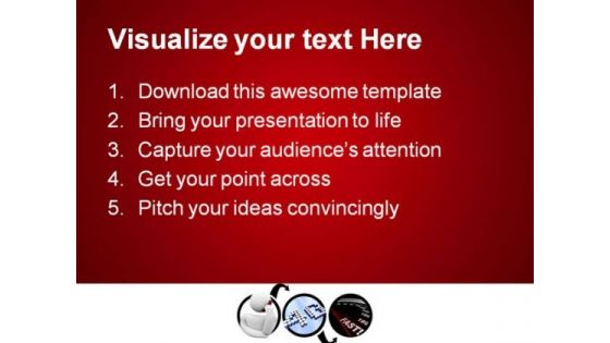Person On Smart Phone Technology PowerPoint Templates And PowerPoint Backgrounds 0411