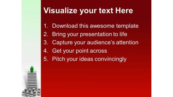 Person On Top Success Leadership PowerPoint Templates And PowerPoint Themes 0512