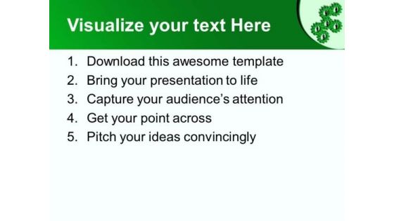 Person Standing On Gears Communication PowerPoint Templates And PowerPoint Themes 0312