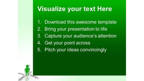 Person With Question Arrows PowerPoint Templates And PowerPoint Themes 0612