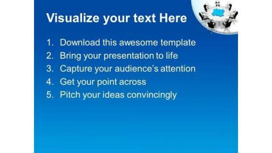 Person With Table Puzzle Jigsaw PowerPoint Templates And PowerPoint Themes 0712
