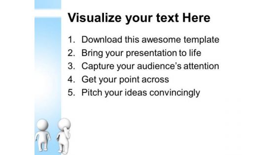 Person With Talk Business PowerPoint Templates And PowerPoint Themes 0712