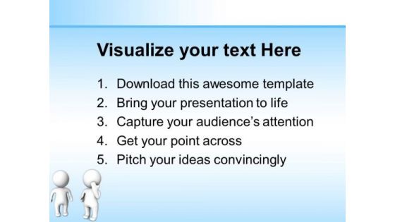 Person With Talk Business PowerPoint Templates And PowerPoint Themes 0712