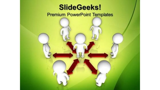 Persons Connected With Arrows PowerPoint Templates And PowerPoint Themes 0612 Persons Connected With Arrows PowerPoint Templates And PowerPoint Themes 0612