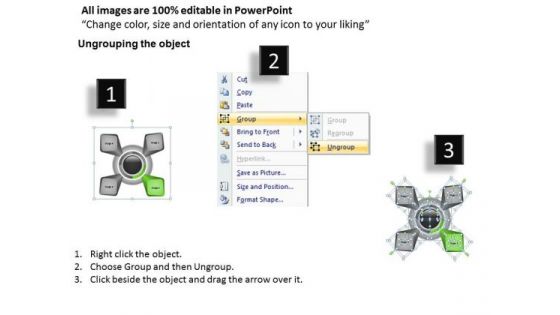 Petals Diagram With 4 Staged For Business Process Ppt Plan Templete PowerPoint Slides