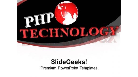 Php Technology Is Capturing Market PowerPoint Templates Ppt Backgrounds For Slides 0413