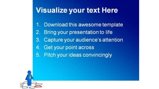 Pick Your Way Business PowerPoint Templates And PowerPoint Backgrounds 0711